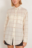 Forte Forte Crepe Voile Shirt in Lattementa