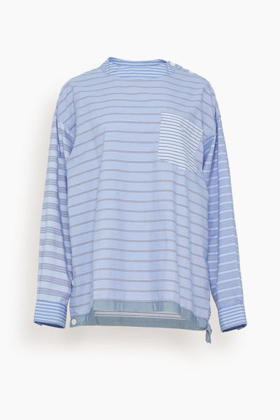 The Tee Shirt in Blue Stripe