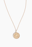 Stoned Fine Jewelry Necklaces Virgo Zodiac Pendant Necklace in 14k Yellow Gold Stoned Fine Jewelry Virgo Zodiac Pendant Necklace in 14k Yellow Gold