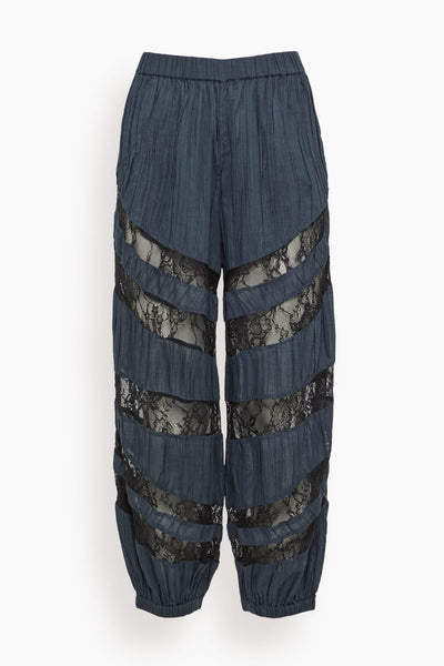 Margaret Balloon Pants in Blue