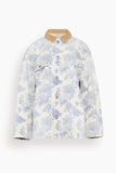 R13 Relaxed Chore Jacket in Dustbloom Indigo