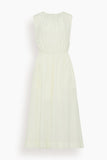 Loulou Studio Dresses Aphrodite Long Sleeveless Dress in Ivory