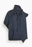 Dries Van Noten Crunch Shirt in Navy