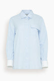 WE-AR4 Haze Shirt in Pale Blue Stripe