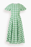 Rosie Assoulin Buttercup Dress in Grass Green