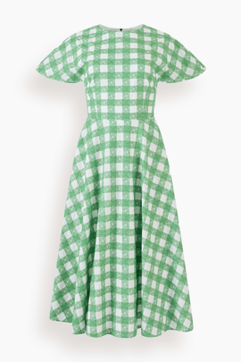 Buttercup Dress in Grass Green