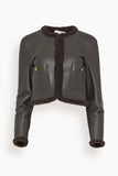 Dorothee Schumacher Soft Touch Jacket in Black Chocolate