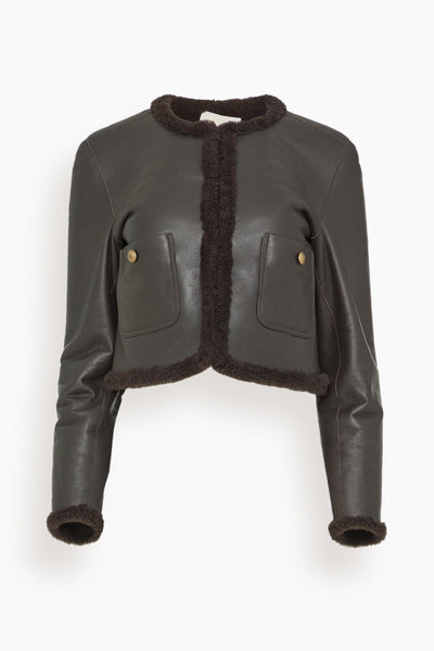 Soft Touch Jacket in Black Chocolate