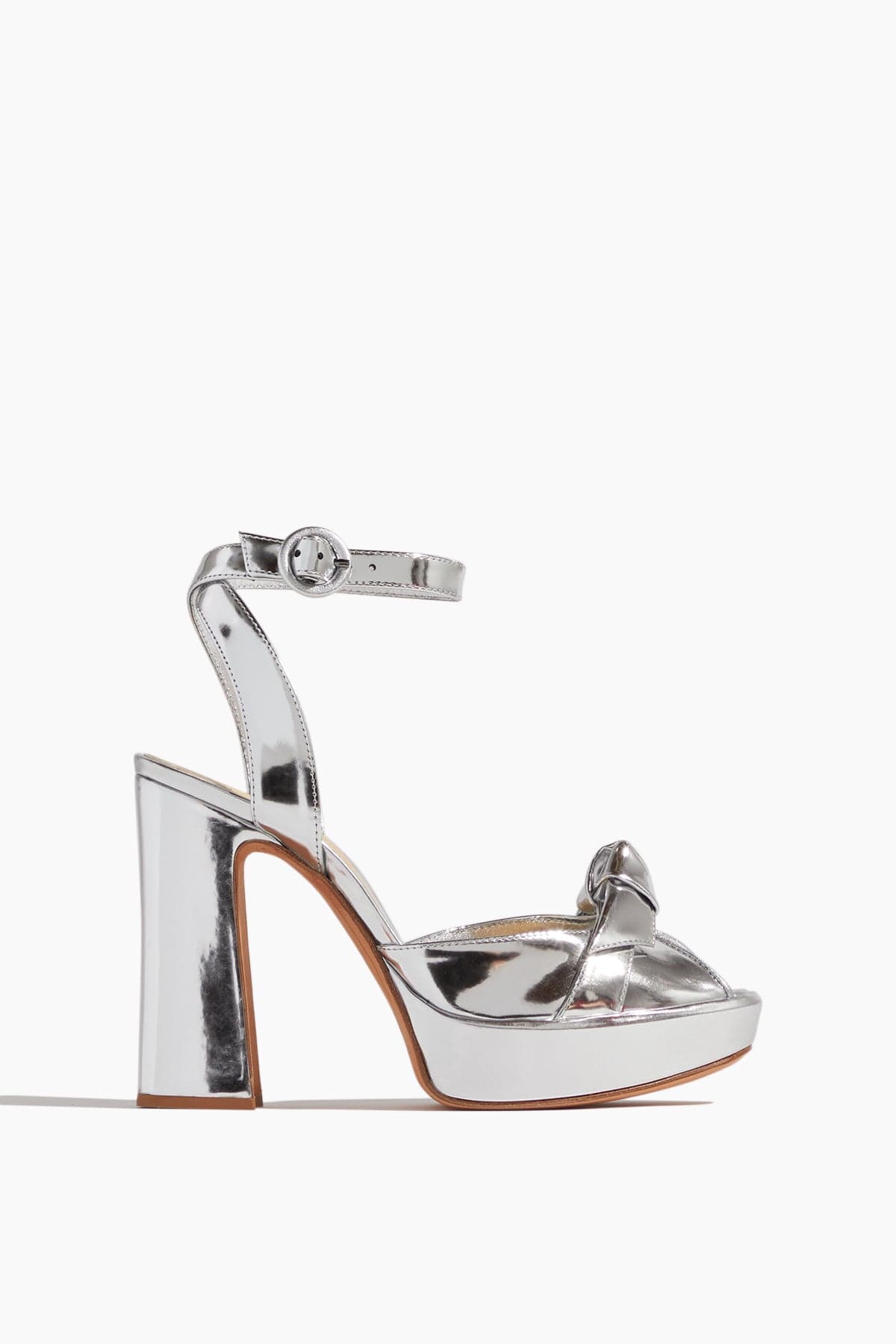 Alexandre Birman Platforms Pepitta Sandal in Silver
