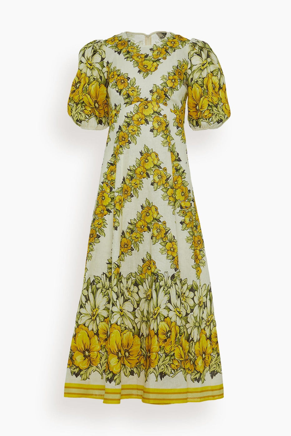 Alemais Casual Dresses Gisela Midi Dress in Yellow Alemais Gisela Midi Dress in Yellow