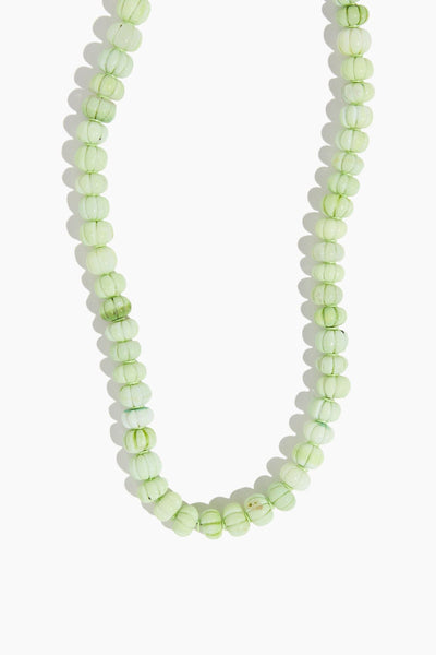 Carved Candy Necklace in Kiwi