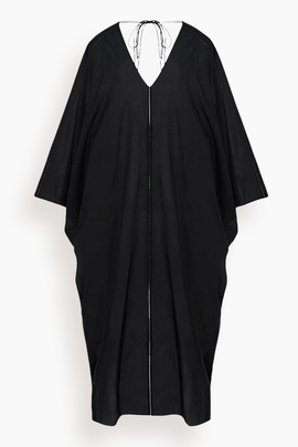 Voile Caftan in Black