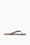 Staud Freja Thong in Wood Bead