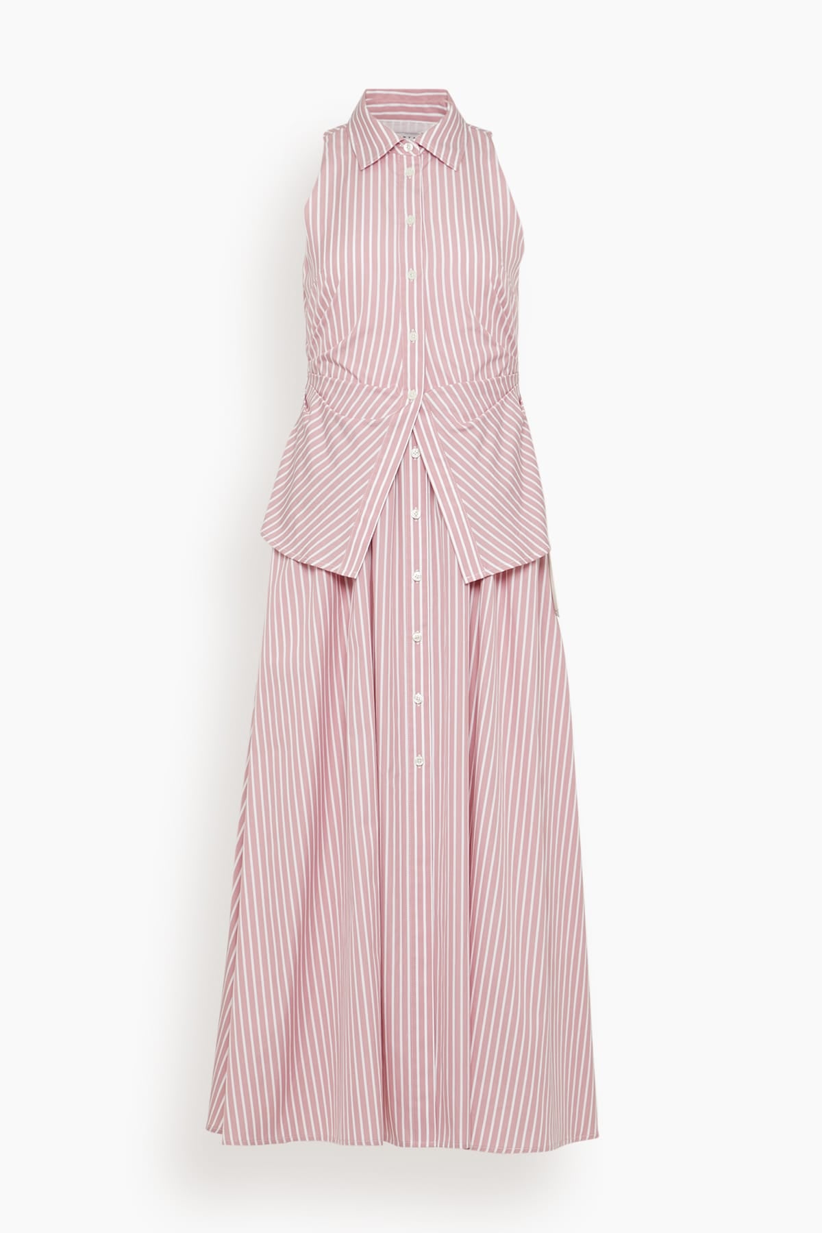Tanya Taylor Hannah Dress in Vintage Rose/Optic White