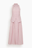 Tanya Taylor Hannah Dress in Vintage Rose/Optic White