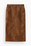 Etoile Isabel Marant Bisane Skirt in Brown
