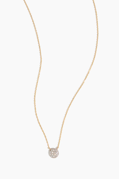 Dana Rebecca Necklaces Lauren Joy Mini Disc Necklace in 14k Yellow Gold Dana Rebecca Lauren Joy Mini Disc Necklace in 14k Yellow Gold