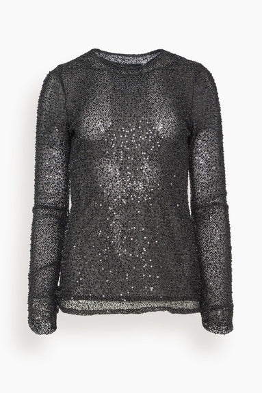 Proenza Schouler Tops Sophie Long Sleeve Top in Black Proenza Schouler Sophie Long Sleeve Top in Black