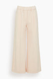 Forte Forte Cavalry Denim Elasticated Loose Pants in Peonia