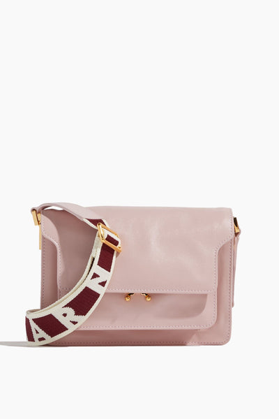 Marni Brown & Pink Mini Trunk Bag