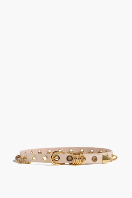 Revenge Belt in Ivory/Gold