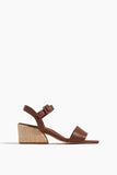 Marion Parke Strappy Heels Imogen Sandal in Luggage/Raffia Marion Parke Imogen Sandal in Luggage/Raffia
