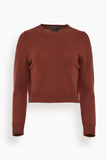 Nili Lotan Venus Sweater in Dark Rust
