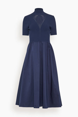 Teresa Knit Dress in Maritime Blue