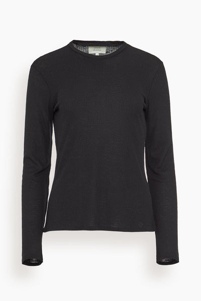 Ortigia Long Sleeve Top in Black