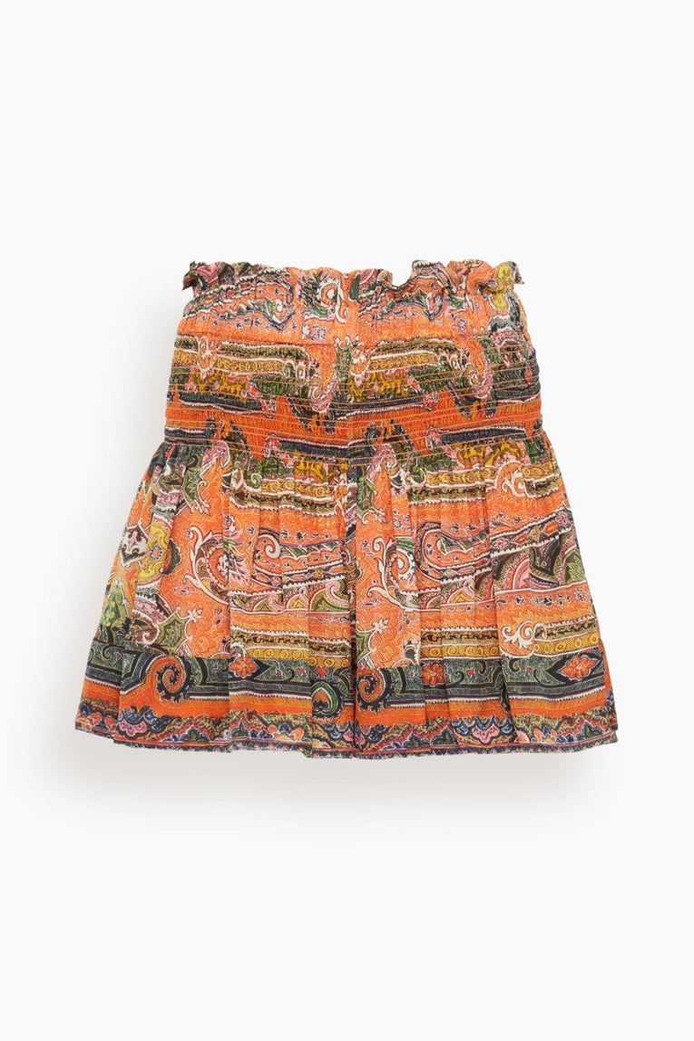 Isabel Marant Shorts Maelly Silk Mini Short in Orange Maelly Silk Mini Short in Orange