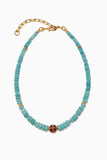 Lizzie Fortunato Hidden Stone Necklace in Blue