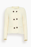 Isabel Marant Suely Boucle Blazer in Ecru