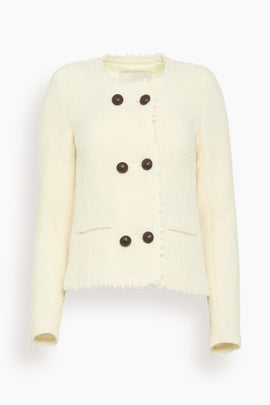 Suely Boucle Blazer in Ecru