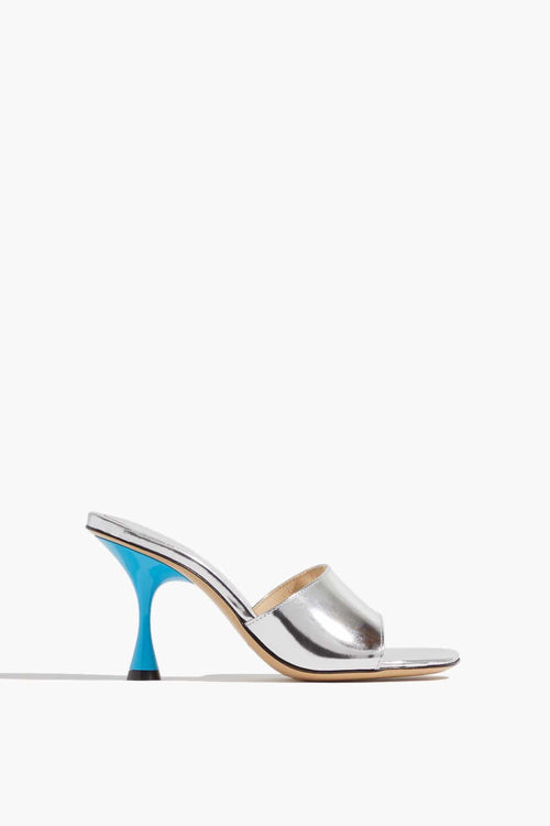 Wandler Strappy Heels Max Sandal in Silver Mix Wandler Max Sandal in Silver Mix