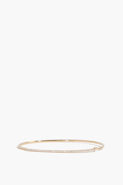 Single Row Wire Bangle in 14K Gold