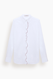 Dorothee Schumacher Pure Power Blouse in White Lilac