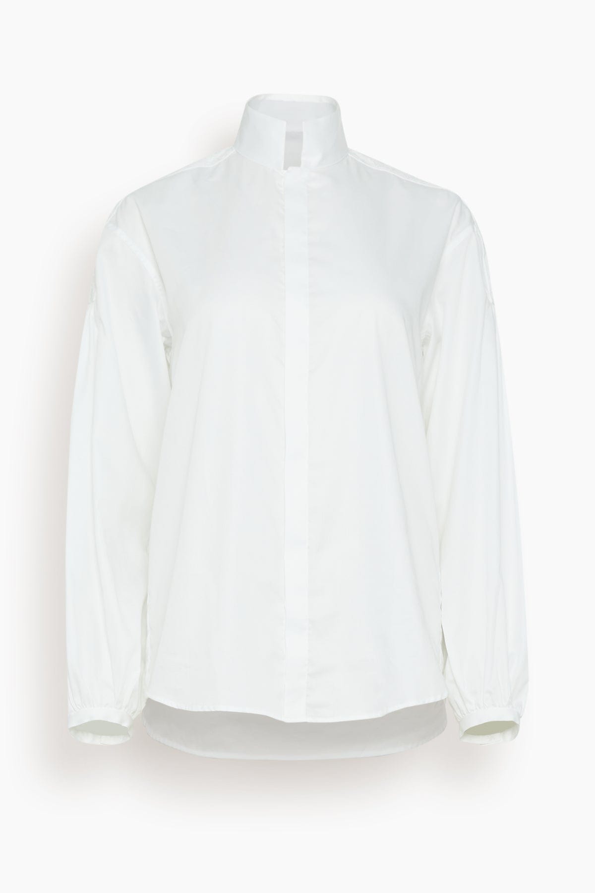 Bourrienne Paris Tops Poetesse Shirt in White Bourrienne Paris Poetesse Shirt in White