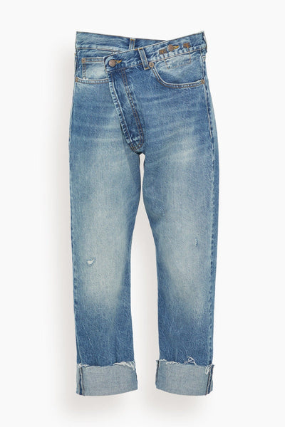デニム・ジーパン R13 SS25 'Cross Over' Jeans (R13W2048735 JASPER) MUSINSA公式 | R13 Crossover Jasper Denim Pants - Blue
