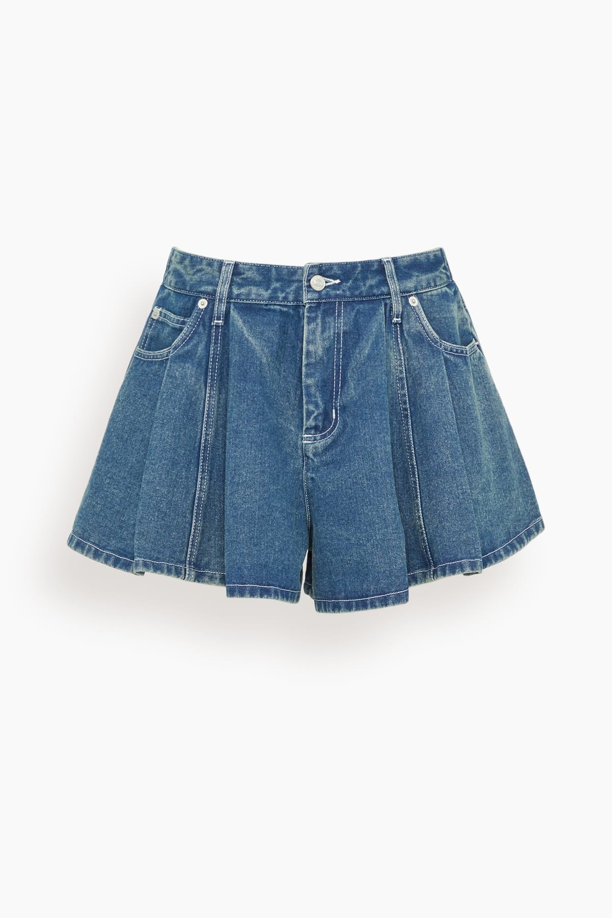 Sea Stasia Denim Jean Shorts in Blue