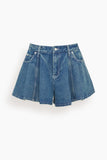 Sea Stasia Denim Jean Shorts in Blue