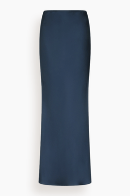Eli A-Line Maxi Skirt in Navy
