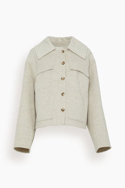 Wallis ivory cropped outlet jacket