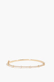 Vintage La Rose Bracelets Diamond Station Bangle in 14k Yellow Gold Diamond Station Bangle in 14k Yellow Gold