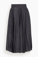 Sacai Denim Mix Skirt in Indigo – Hampden Clothing