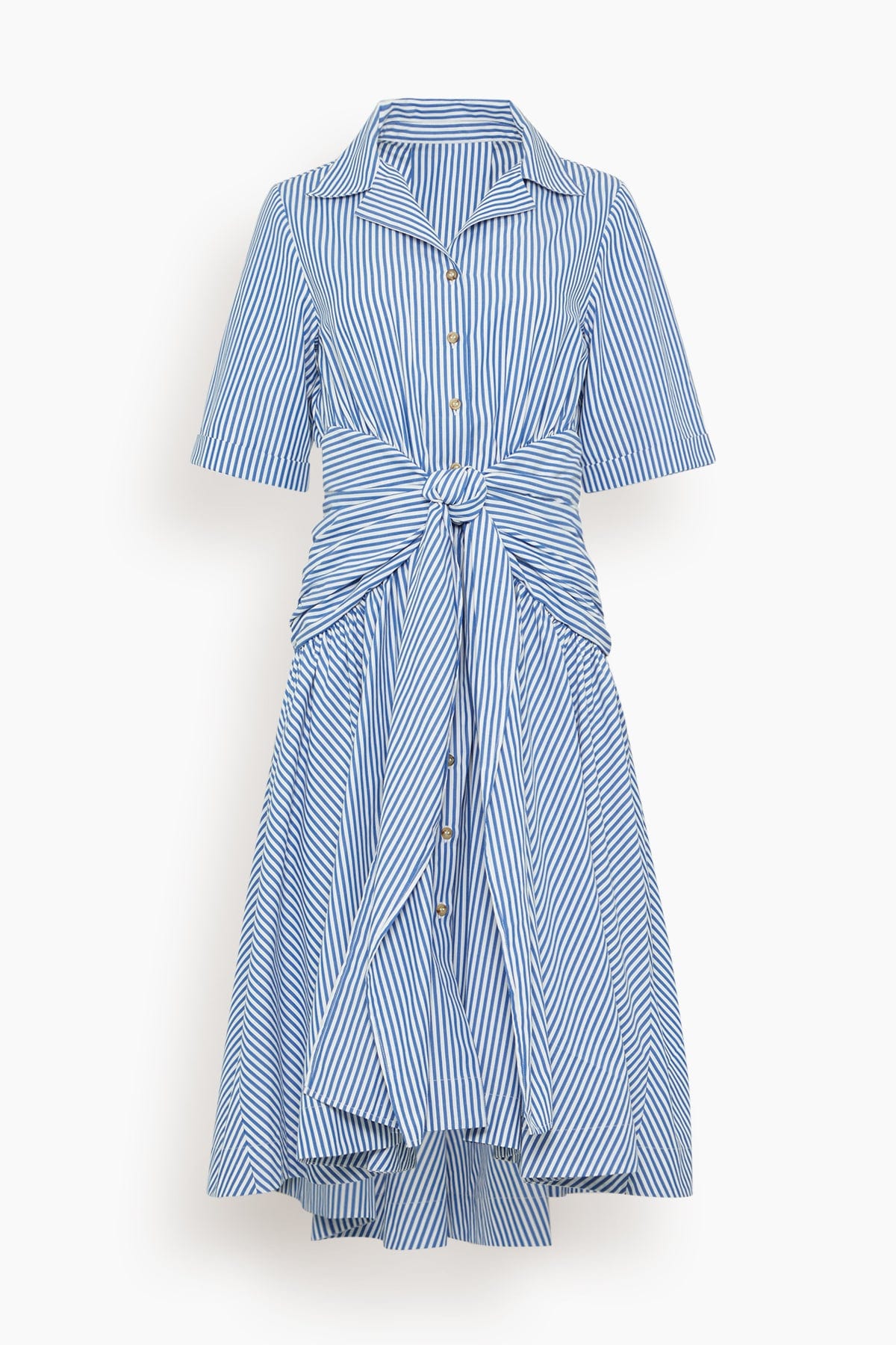 Rosie Assoulin Tie Shirt Dress | Blue/Stripe | Size 6 | Shopbop Rosie Assoulin Tie Shirt Dress | Blue/Stripe | Size 6 | Shopbop
