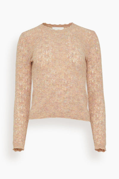 Obeline Sweater in Multicolor Beige