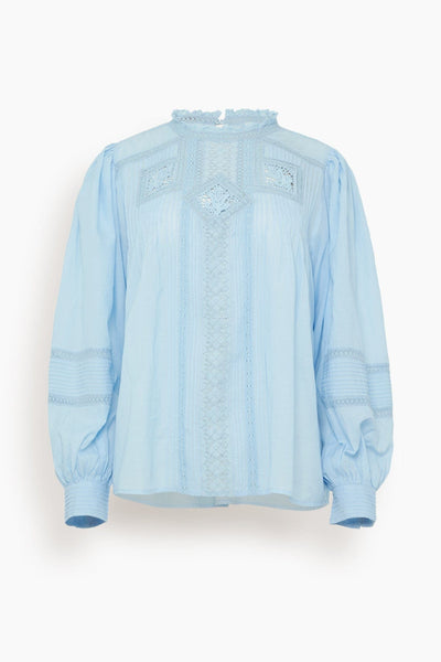 Calin Blouse in Ciel