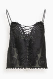 Ulla Johnson Tops Zina Top in Noir Zina Top in Noir