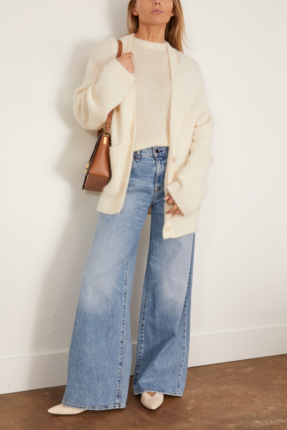 Dorothee Schumacher Loving Touch Cardigan in Camellia White