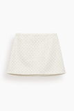 Dorothee Schumacher Sparkling Statement Skirt in Pearl